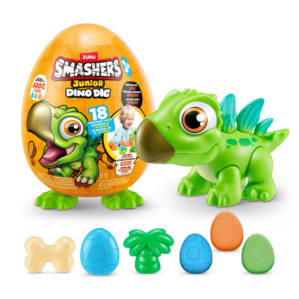 Smashers - Junior Dino Dig, Small Egg S1 Assorteret