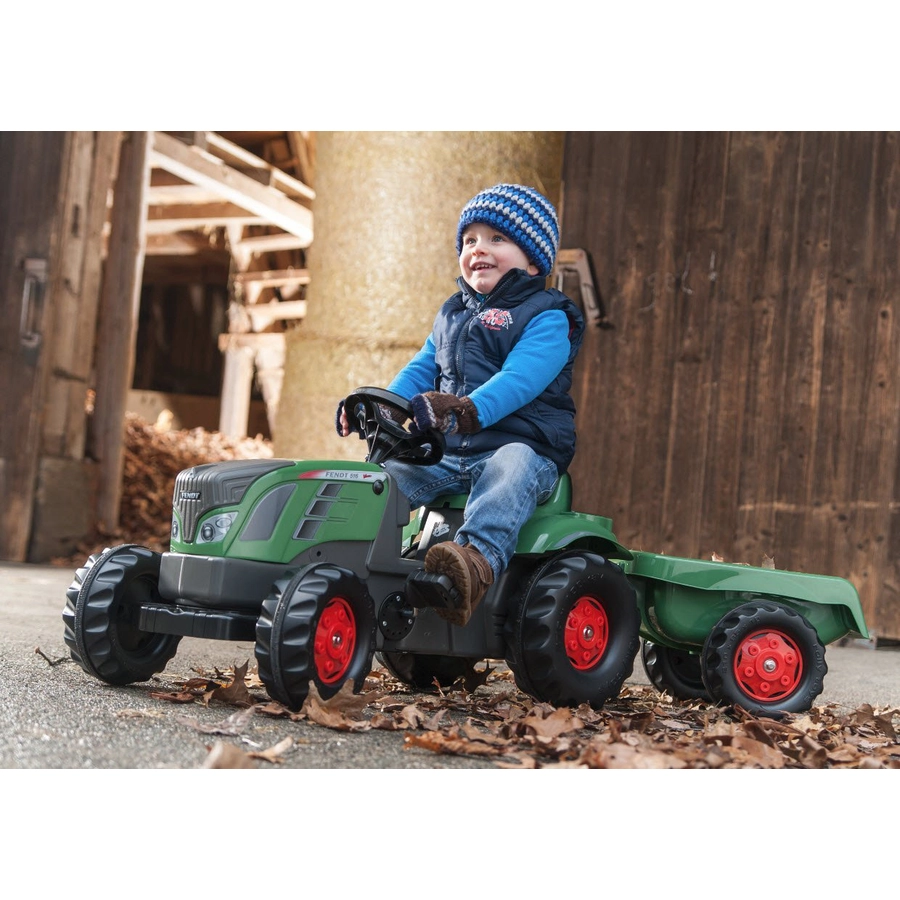 rolly®toys Kindertraktor rollykid Fendt 516 Vario mit rollyKid Trailer 013166