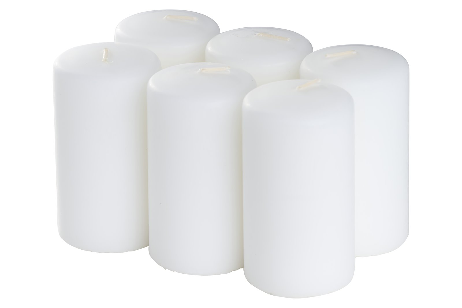 DAY Kubbelys 6pk Hvit Ø6 H11 cm
