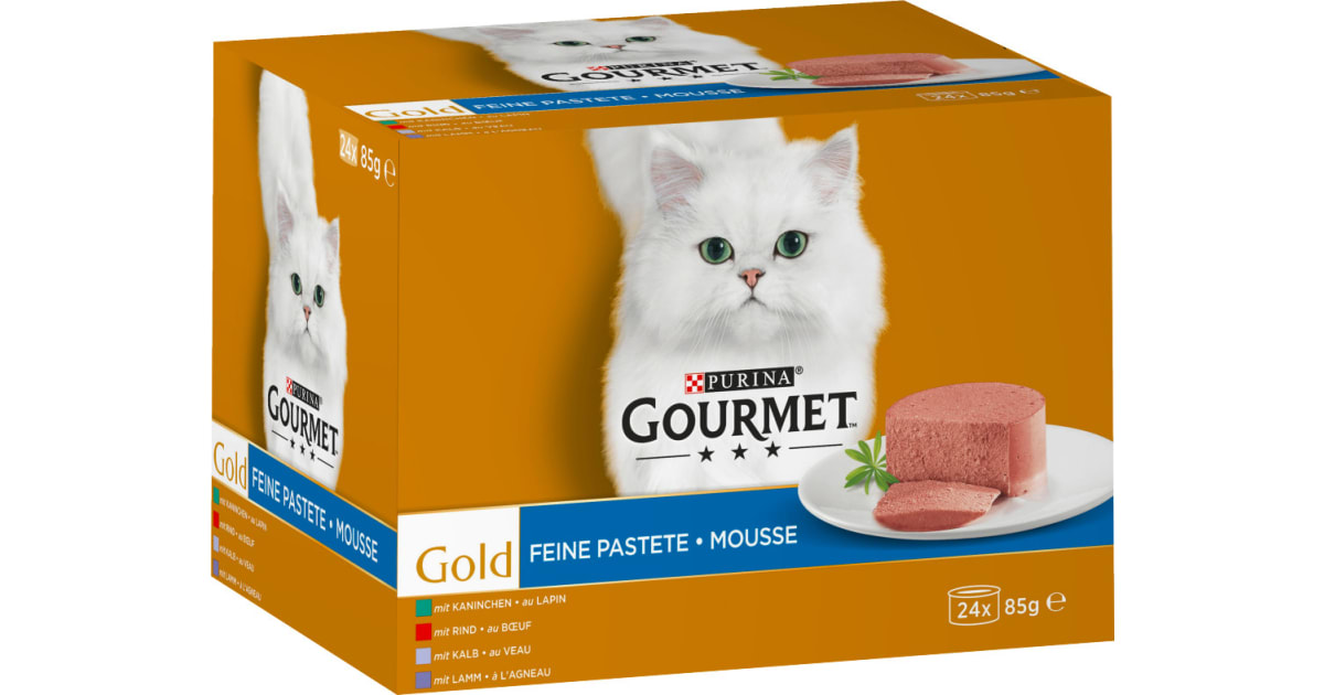 PURINA Gourmet Gold Feine Pasteten 24x 85 gr