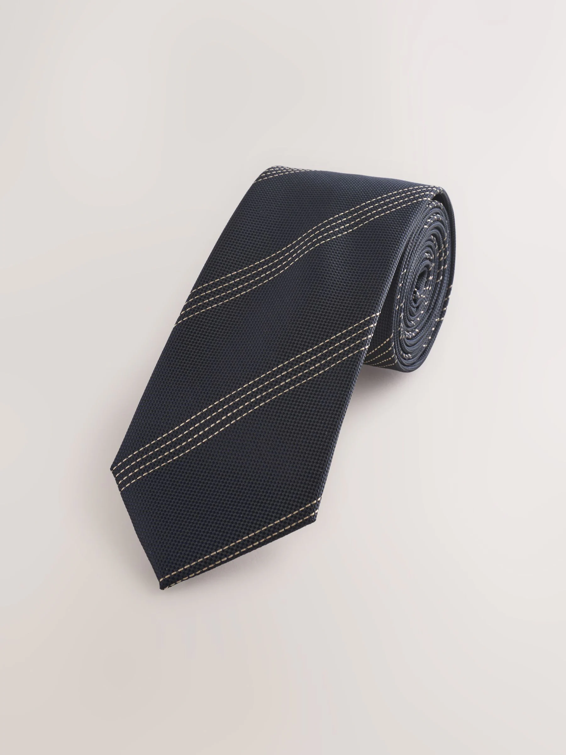 Marineblauw - Das met patroon