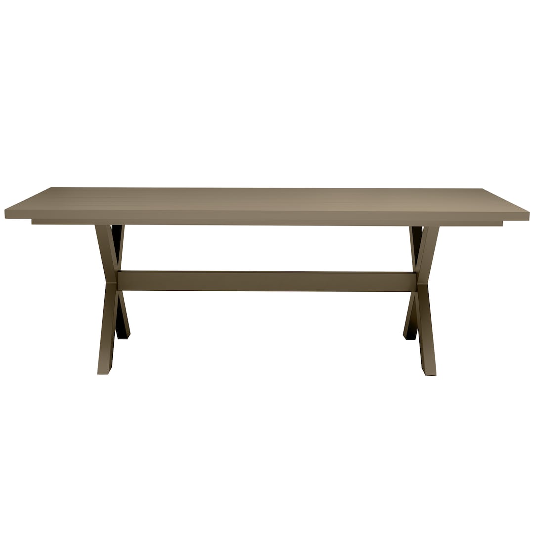 Gartentisch DELTA 220 x 105 cm sandgrün