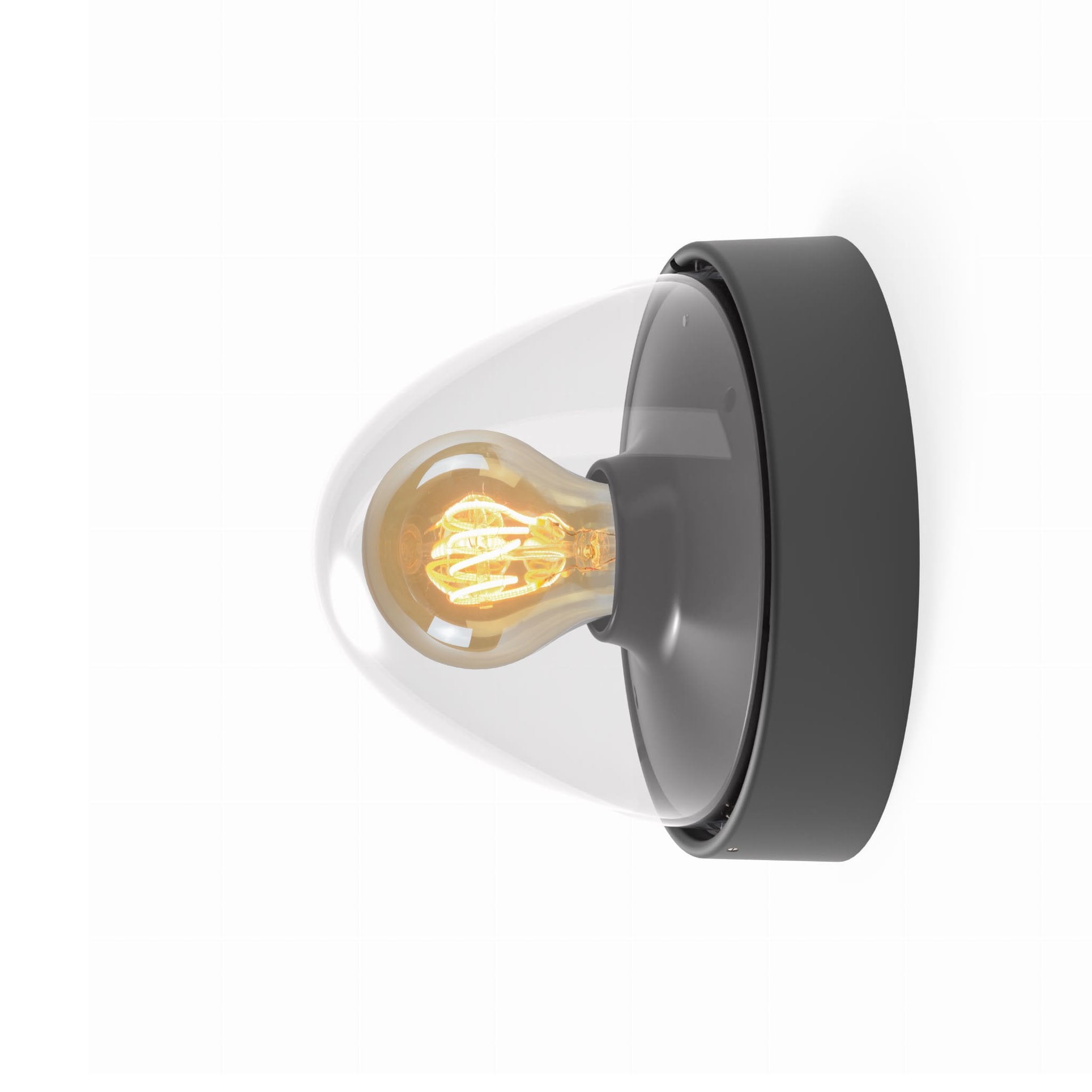 Nowodvorski Buitenlamp Nook Ã 18 cm zwart