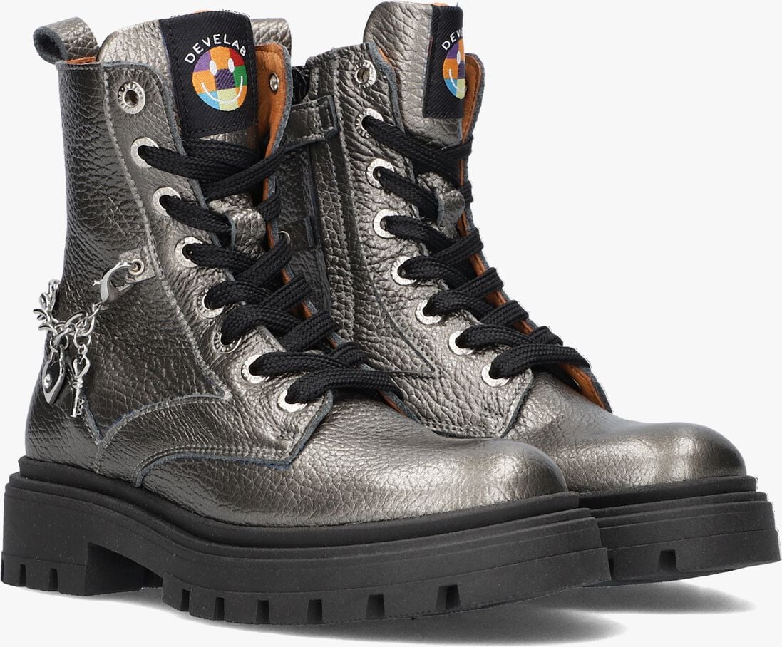 DEVELAB zilveren develab enkelboots 42842