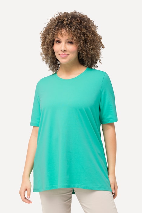 T-Shirt, A-Linie, Rundhalsausschnitt, Halbarm