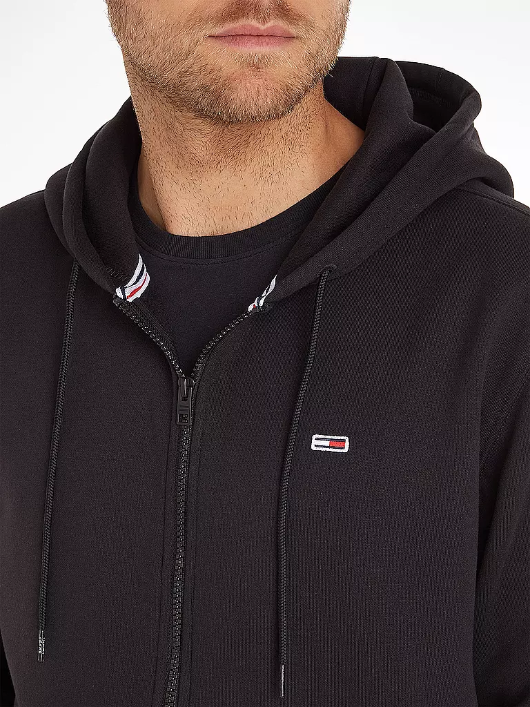 TOMMY JEANS Sweatjacke schwarz