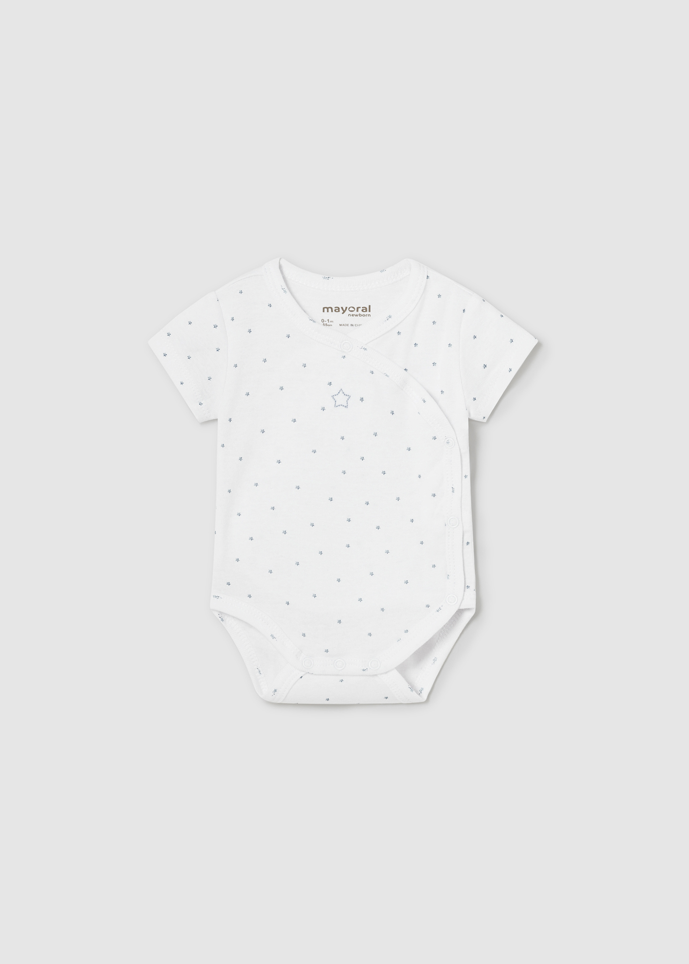 Corpo de Bebê Better Cotton Recém-Nascido Branco-Rosa