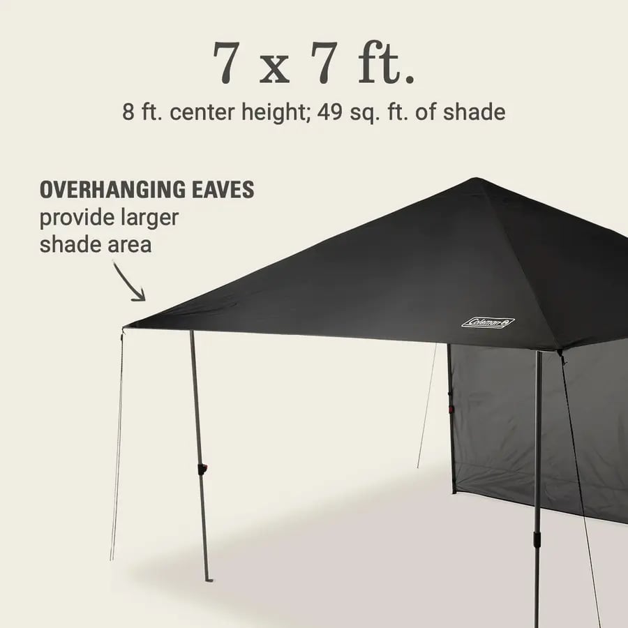 OASIS&trade; Lite 7 x 7 Canopy with Sun Wall
