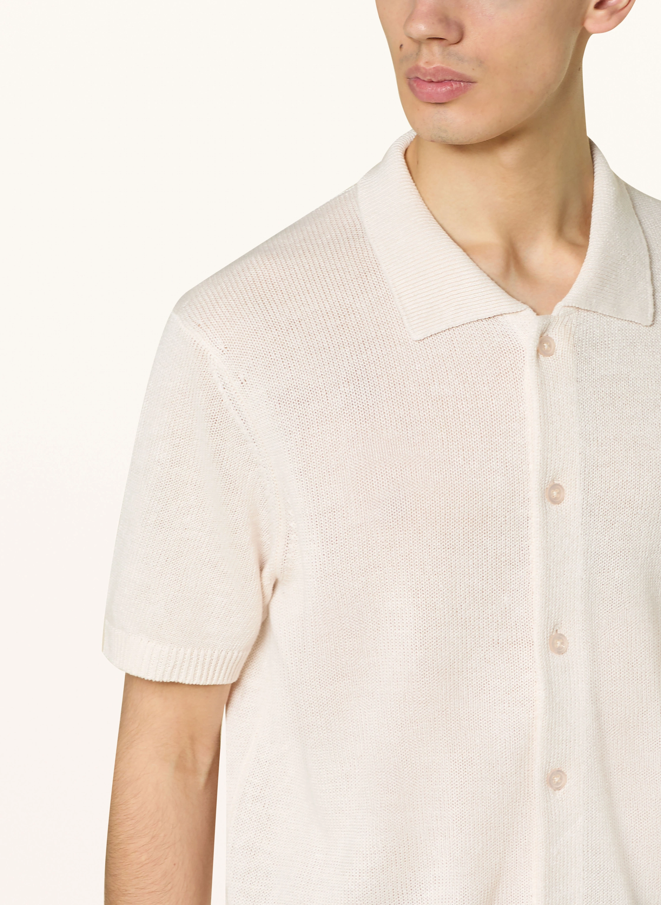 PAUL Strickhemd Comfort Fit aus Leinen