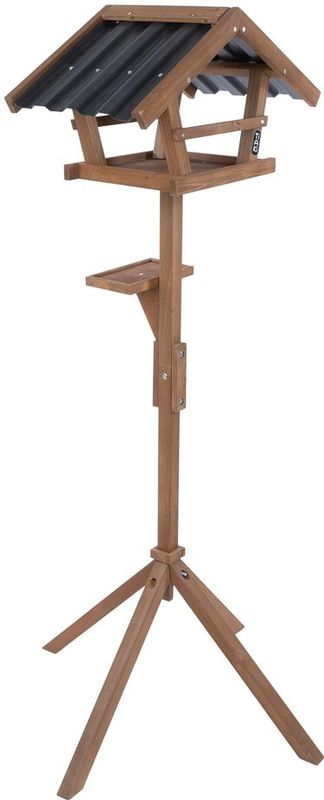 TIAKI - Vogelhuisje met Standaard 2 in 1 - 55x30x50cm - Nestkasten
