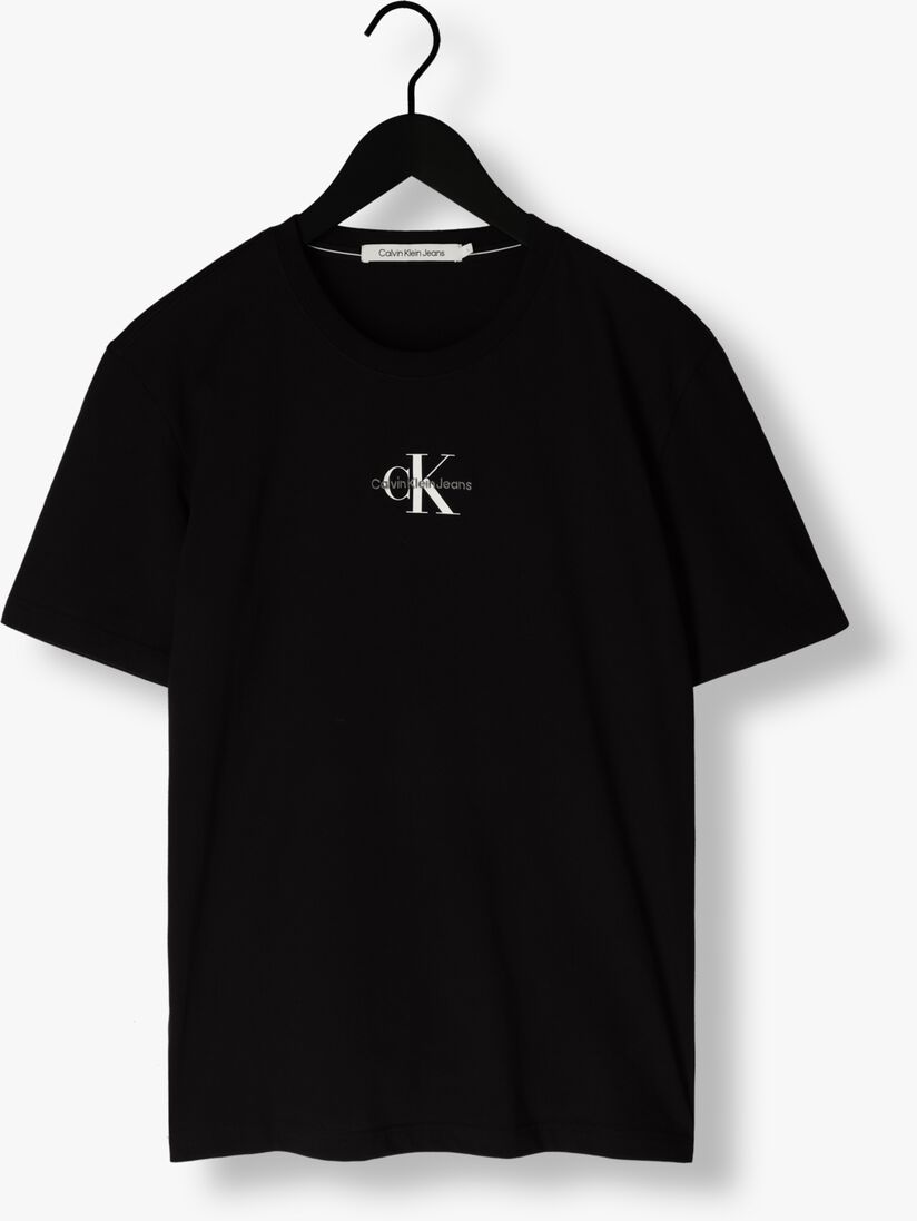 CALVIN KLEIN zwarte calvin klein t-shirt monologo regular tee