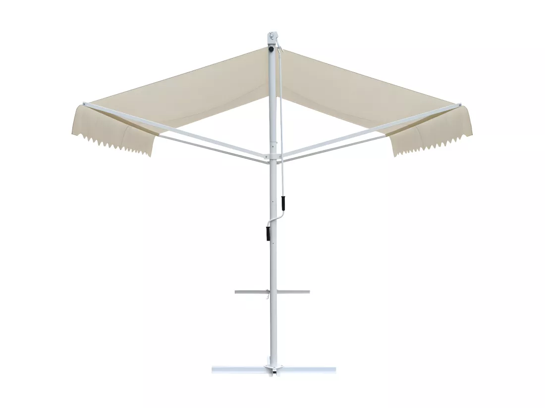 Auvent sur pied 4x3 m Crème