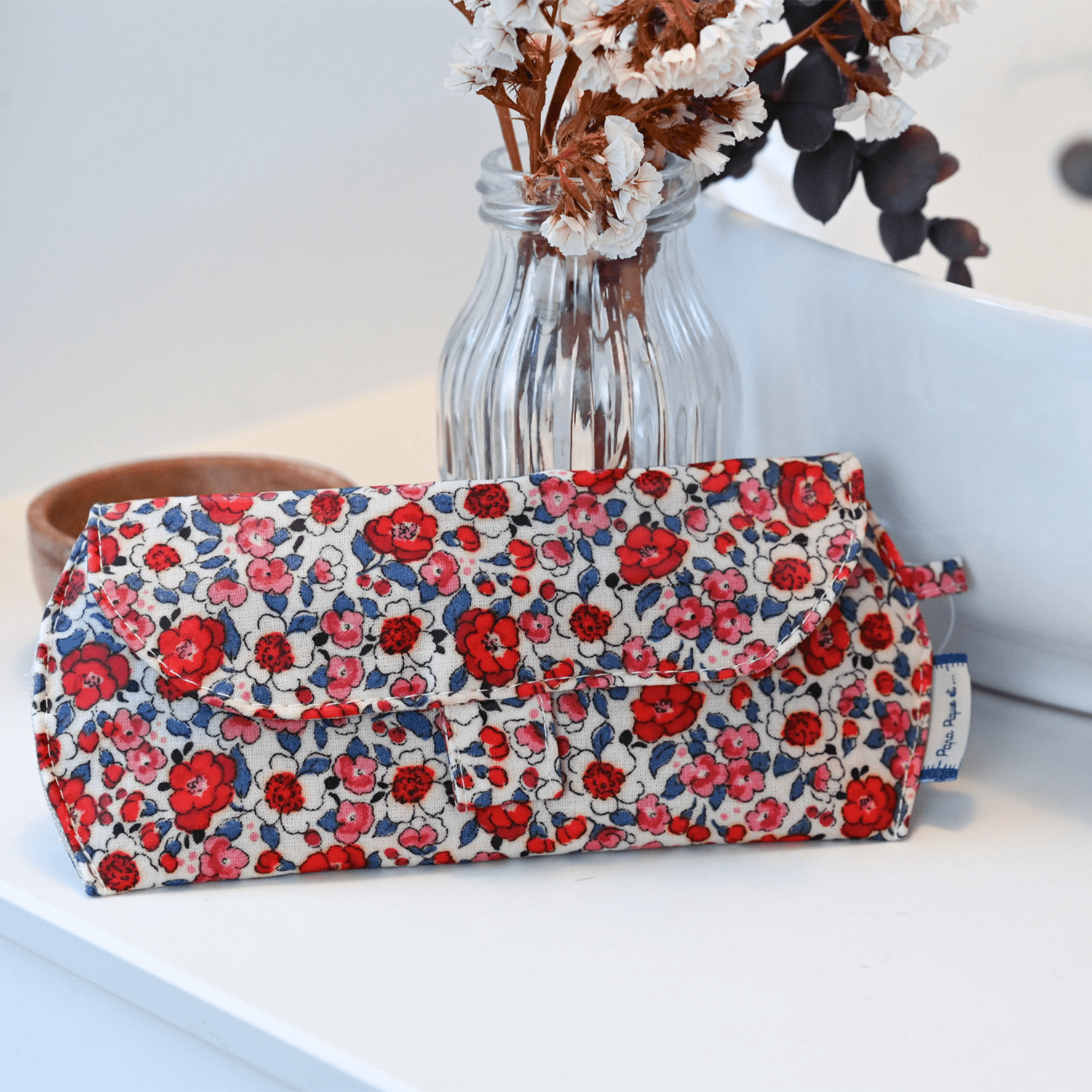 Etui À Lunettes Rouge Corolle