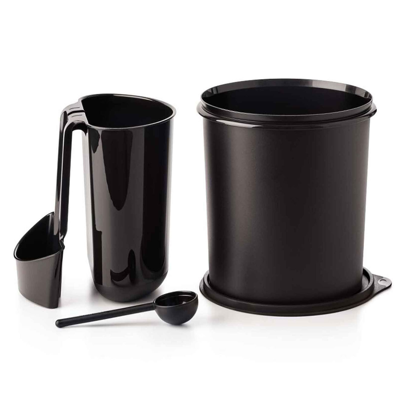 Tupperware Boite à café My Coffee Station noire - 3.7L