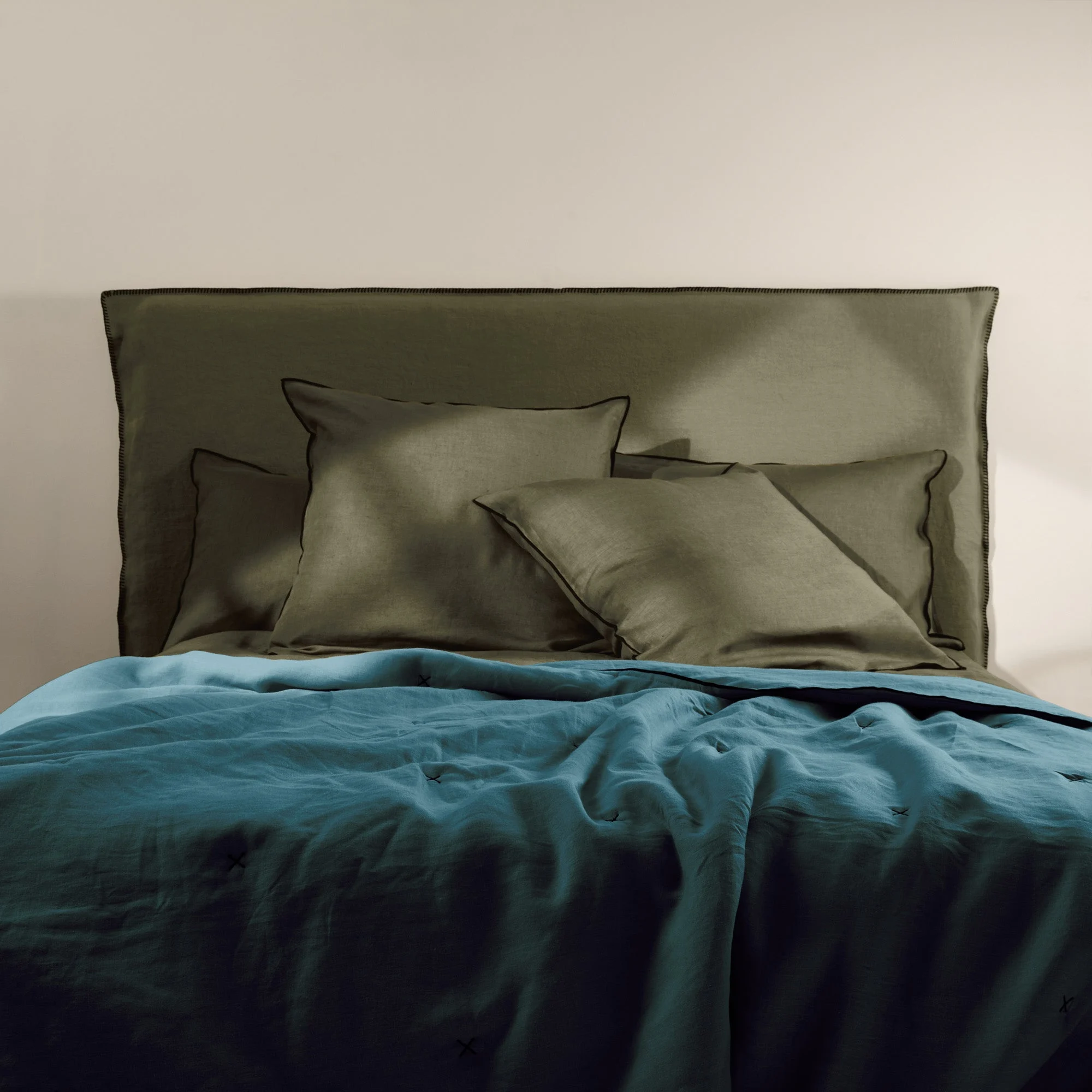 CARLINA - Couvre-lit matelassé | Bleu