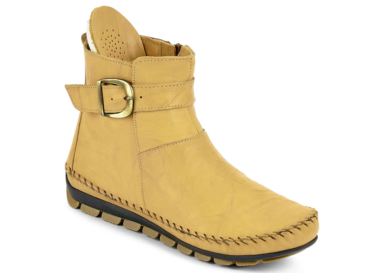 Gemini Mokassin-Stiefelette mit verstellbarer Zierspange
