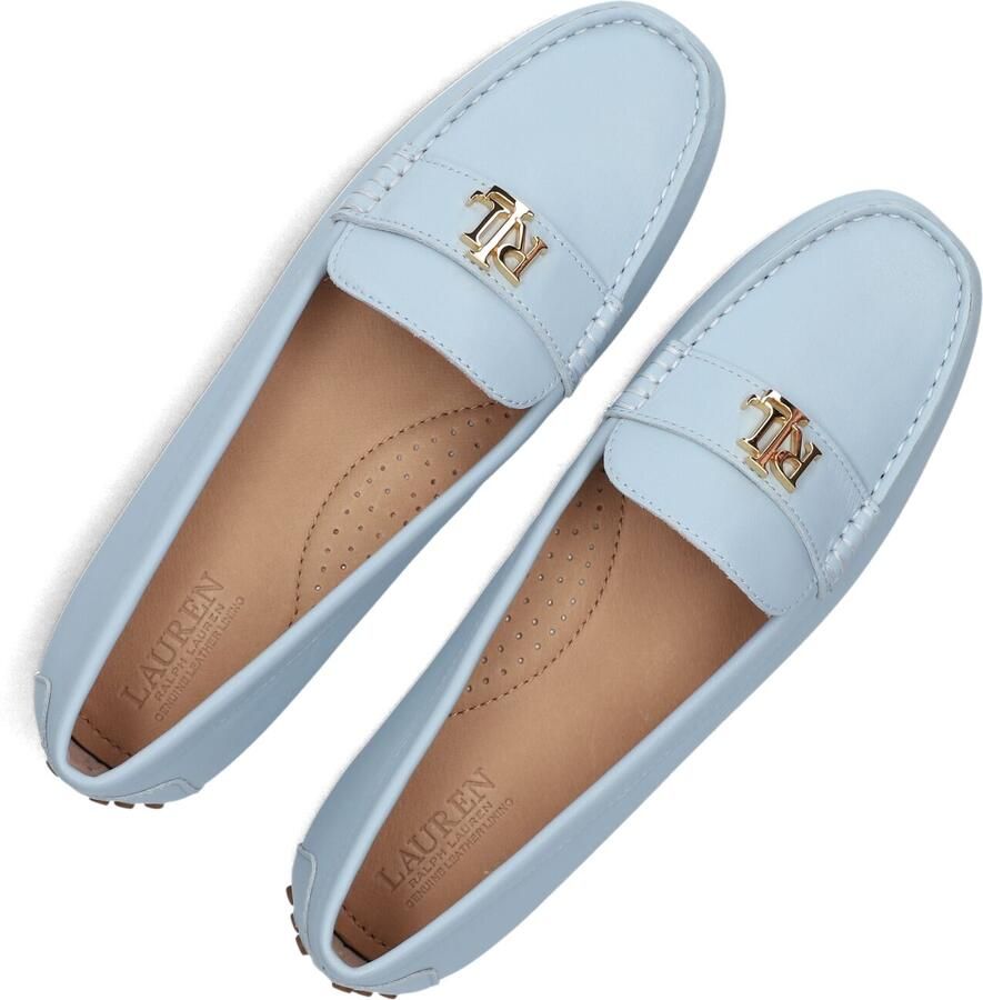 LAUREN RALPH LAUREN Loafers Dames Barnsbury Flats Driver Maat: 41 Materiaal: Leer Kleur: Blauw