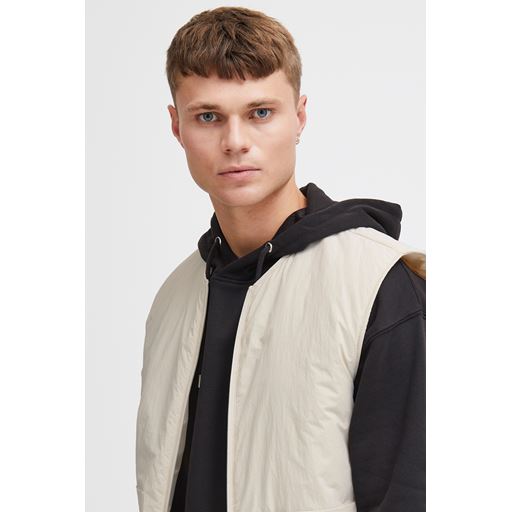 Solid Vest, Oatmeal, M