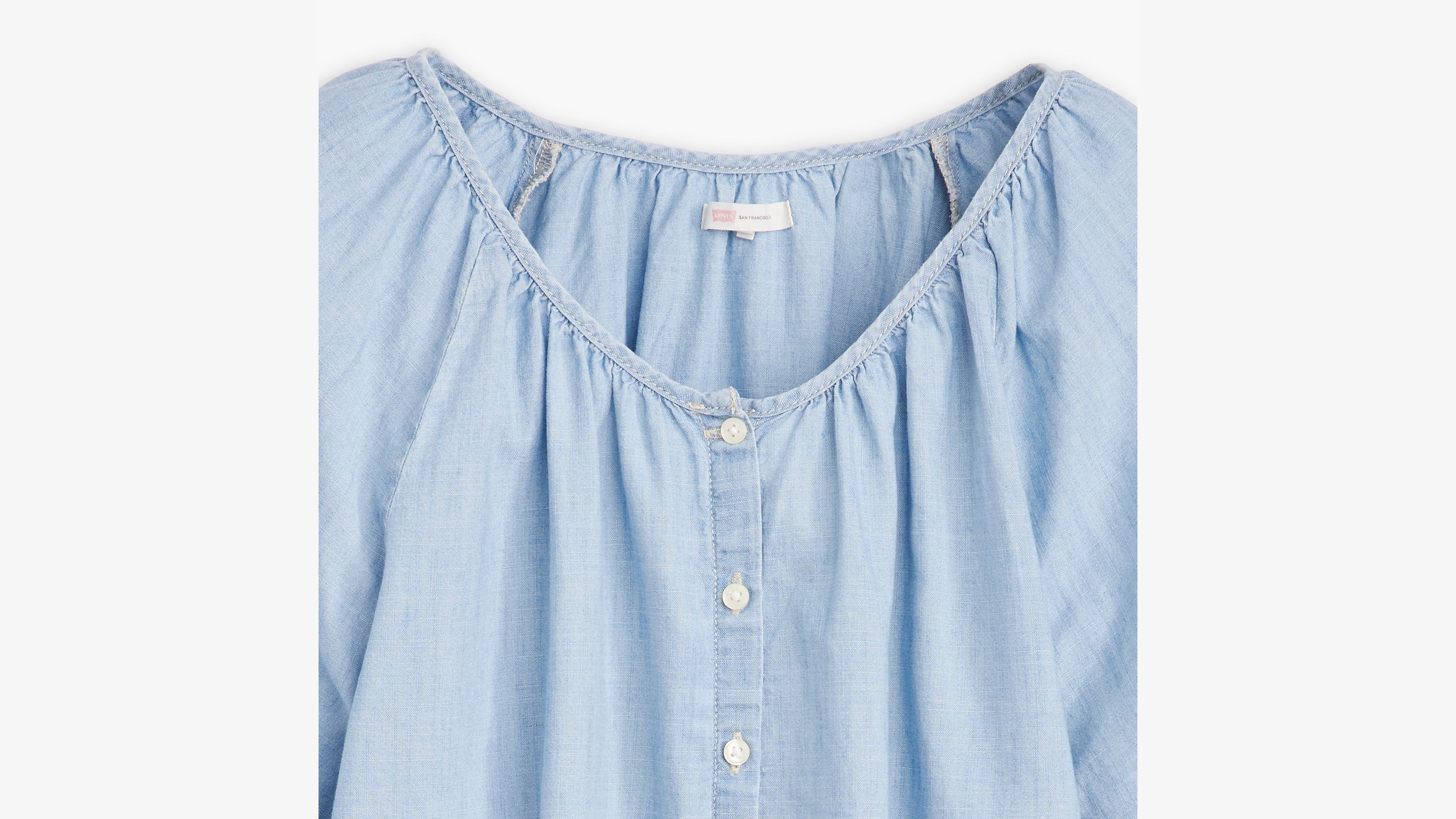 Blouse Leanne Lightweight - Dazed Light Stone - Bleu