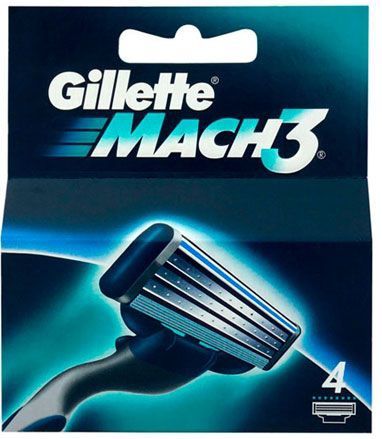 Gillette Mach 3 scheermesjes 4 Stuks