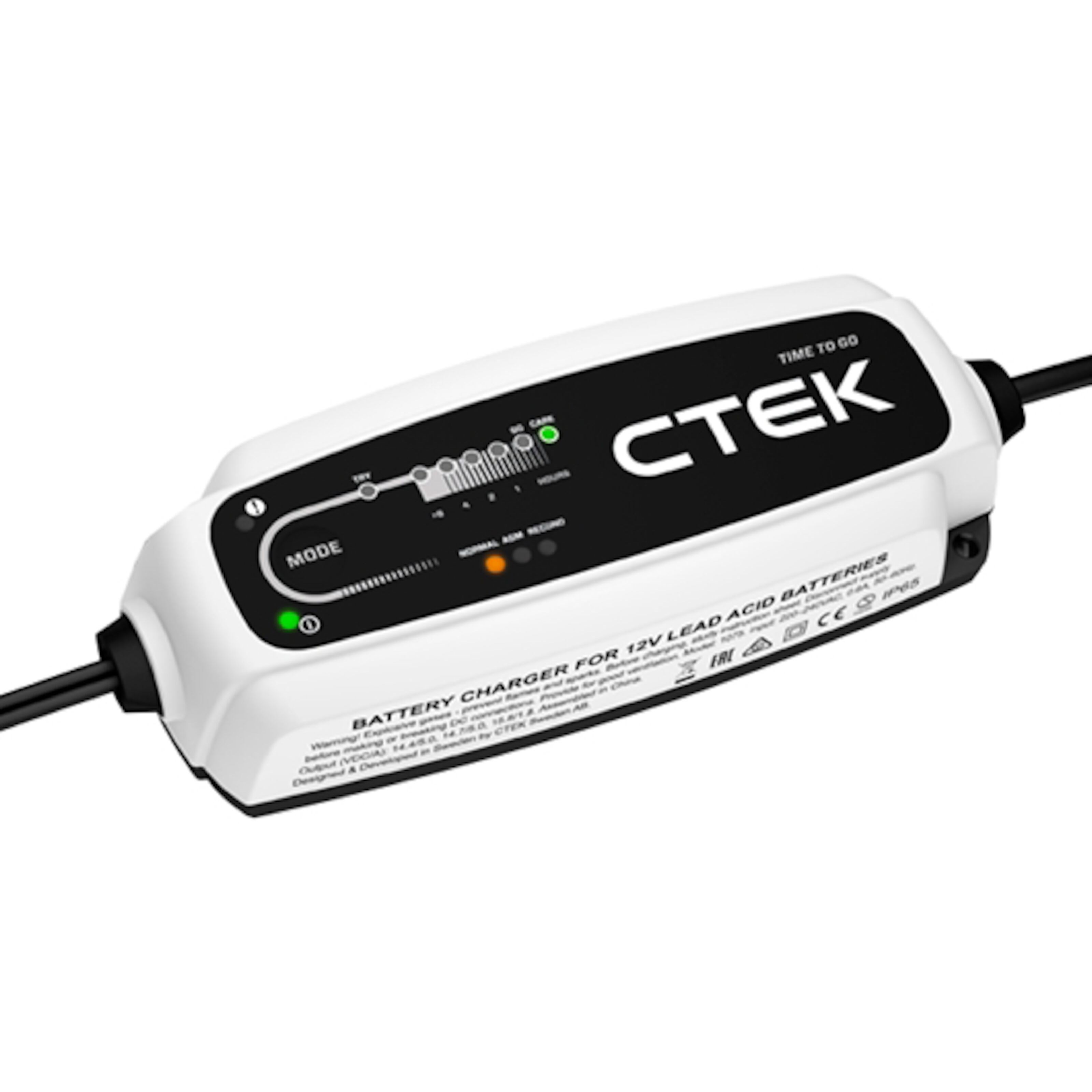 Ctek CT5 Time to go Batterilader 5 A