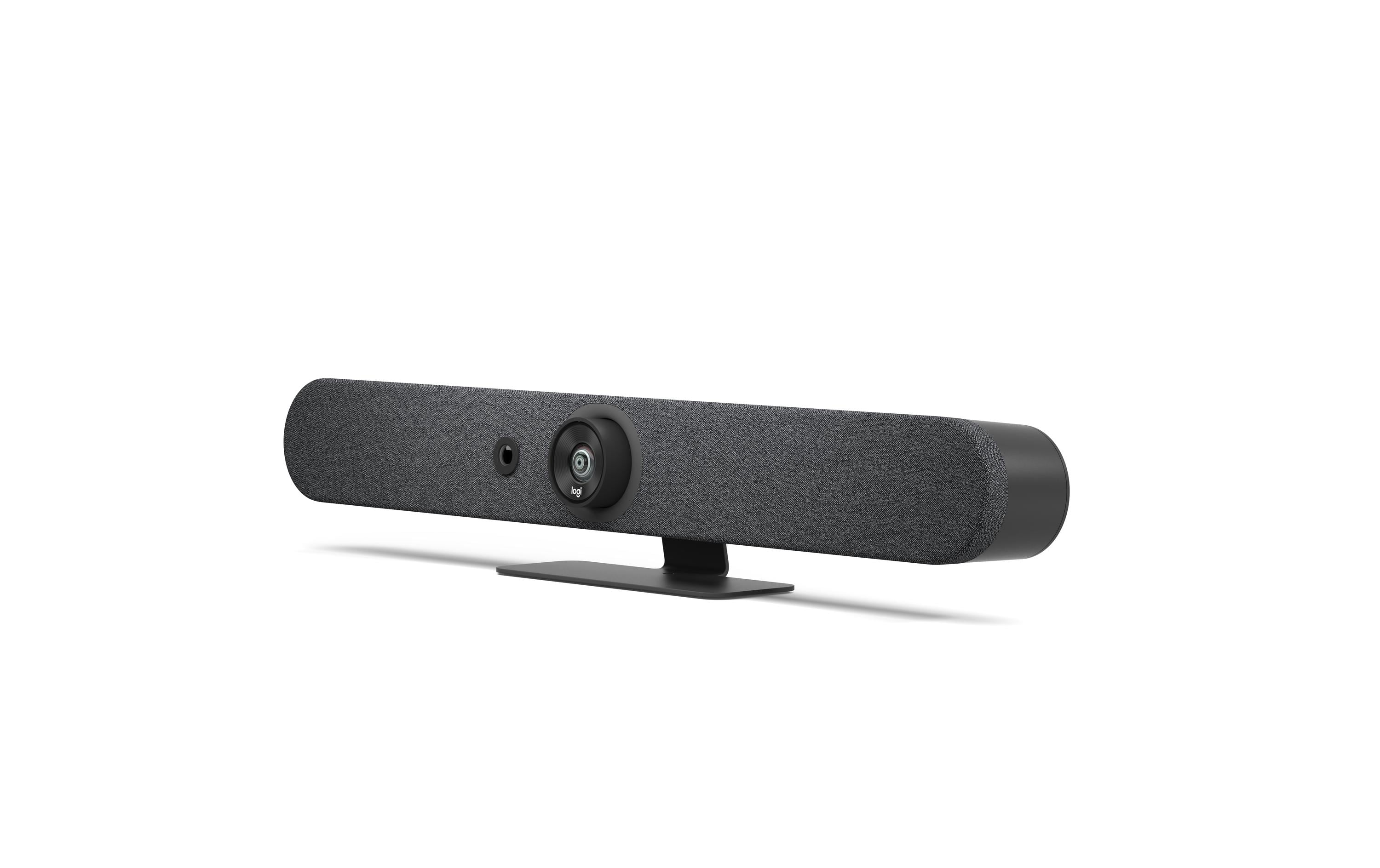 Rally Bar Mini Video Collaboration Bar Graphite, 4K 30 fps<br>Erstklassige All-in-one-Videobar für kleine Räume bis mittelgrosse Räume