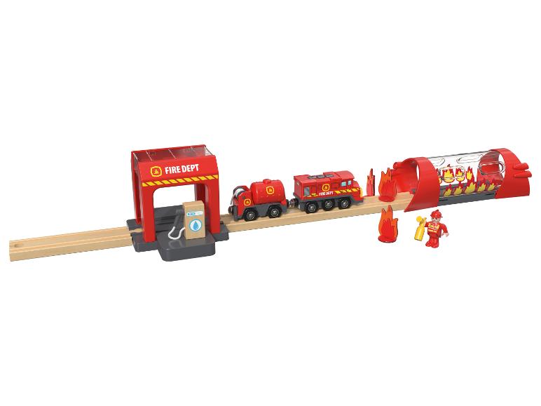 Houten treinbaan