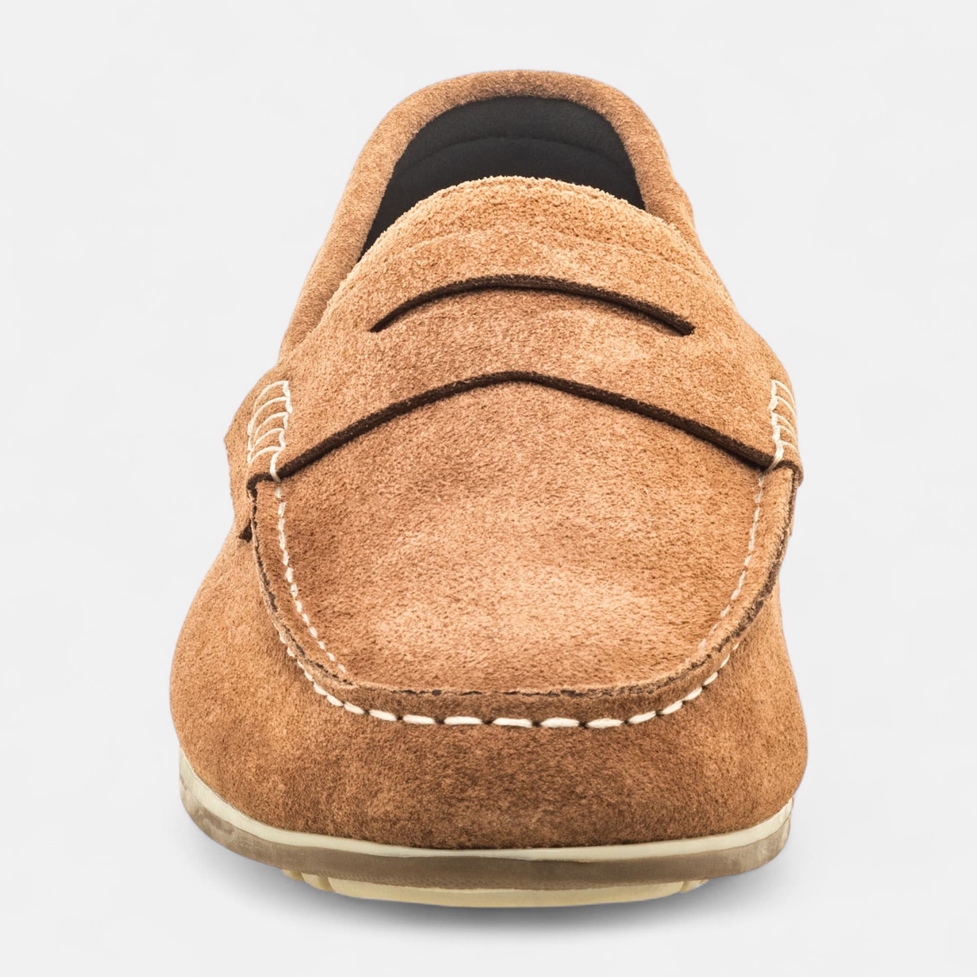 Mocassins Homme en cuir marron