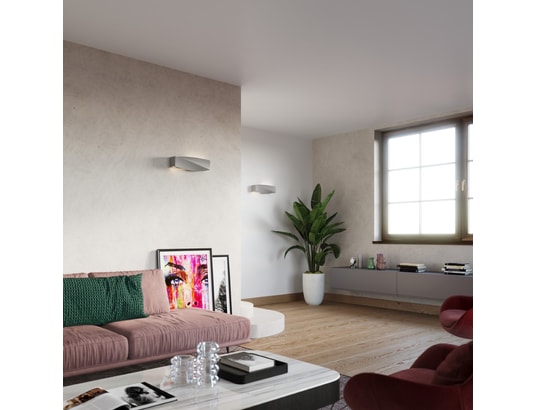 SOLLUX LIGHTING - Applique céramique sigma gris