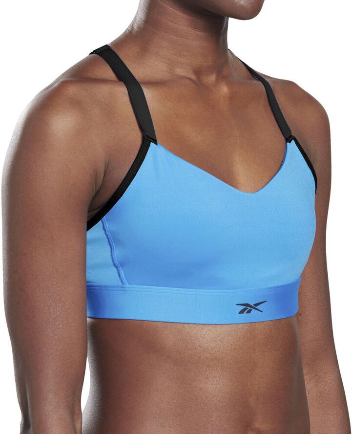 Reebok Hero Medium-Impact Strappy BH Blå