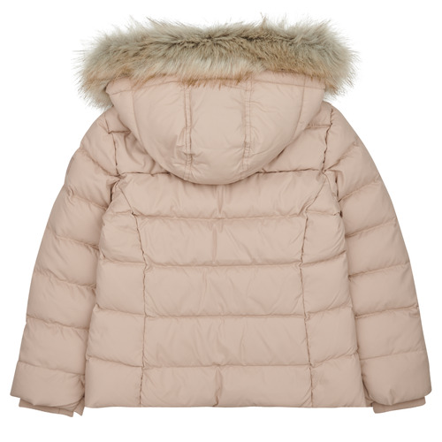 Tommy Hilfiger - ESSENTIAL DOWN FUR HOOD JACKET - Beige