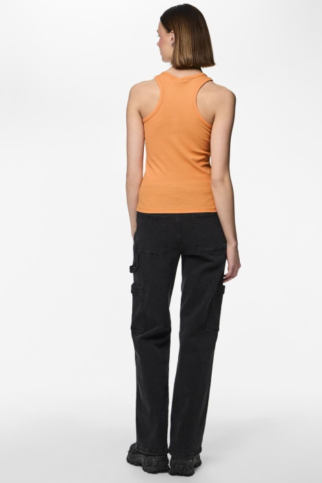 Pieces oranje dames top