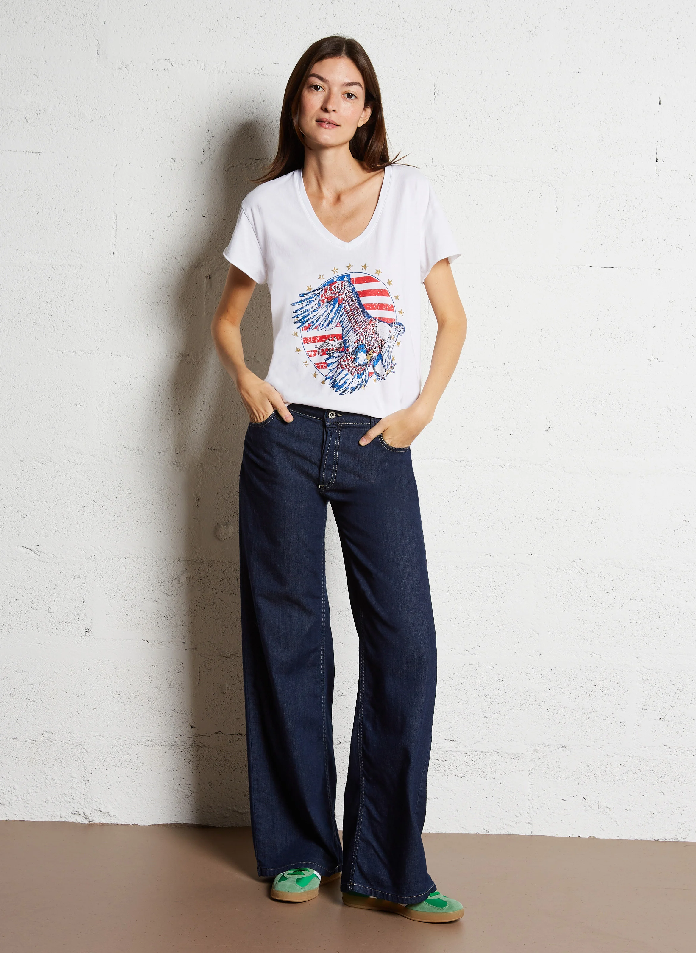 Jean large| Bleu
