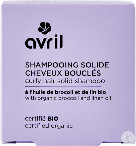 Avril Shampoing Solide Cheveux Bouclés 60g