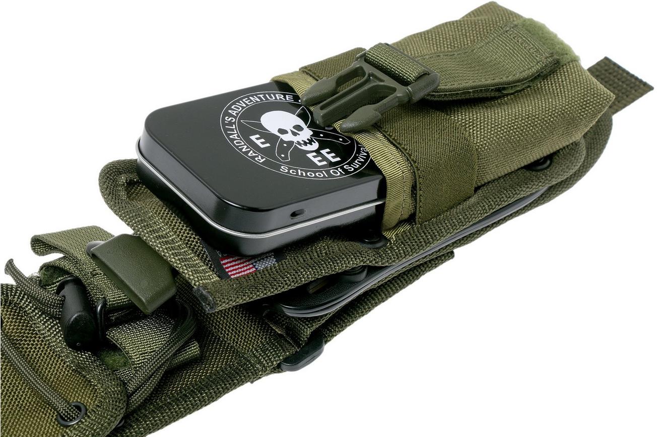 ESEE model 5 schede met MOLLE-back, Pouch, 5-MBSP-OD OD Green