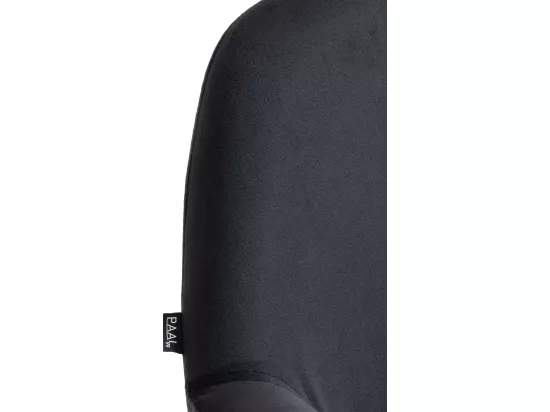 Lot de 2 Tabouret de bar - Velours - Noir - Braga