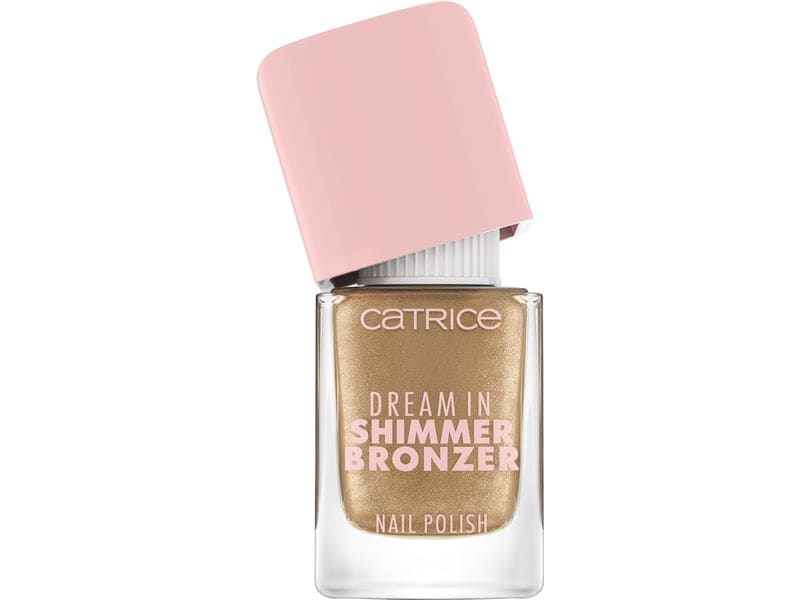 Catrice Nagellack Dream In Shimmer 090 Golden Hour 2-in-1-Nagellack und Top Coat mit langanhaltendem, schimmerndem Effekt in Bronze