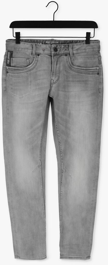 PME LEGEND lichtgrijze pme legend slim fit jeans skymaster grey on bleached