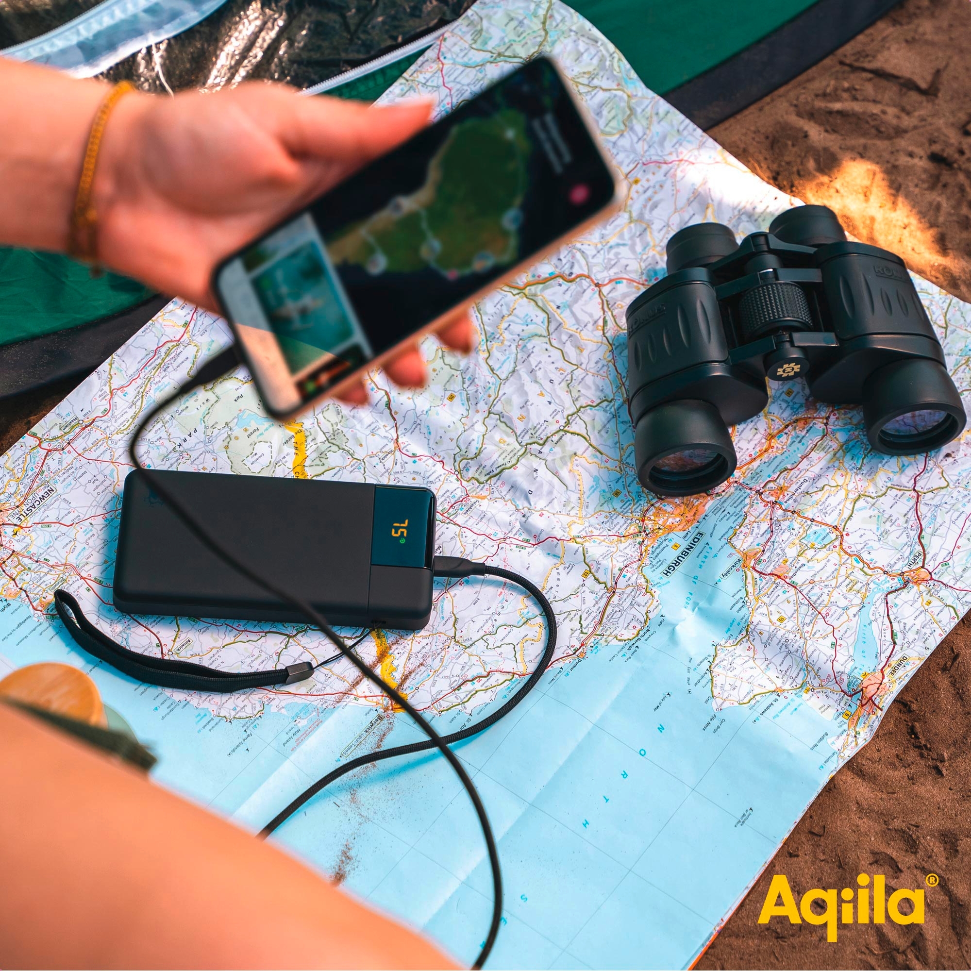 Aqiila Powerbird Powerbank 20 W 10000 mAh schwarz
