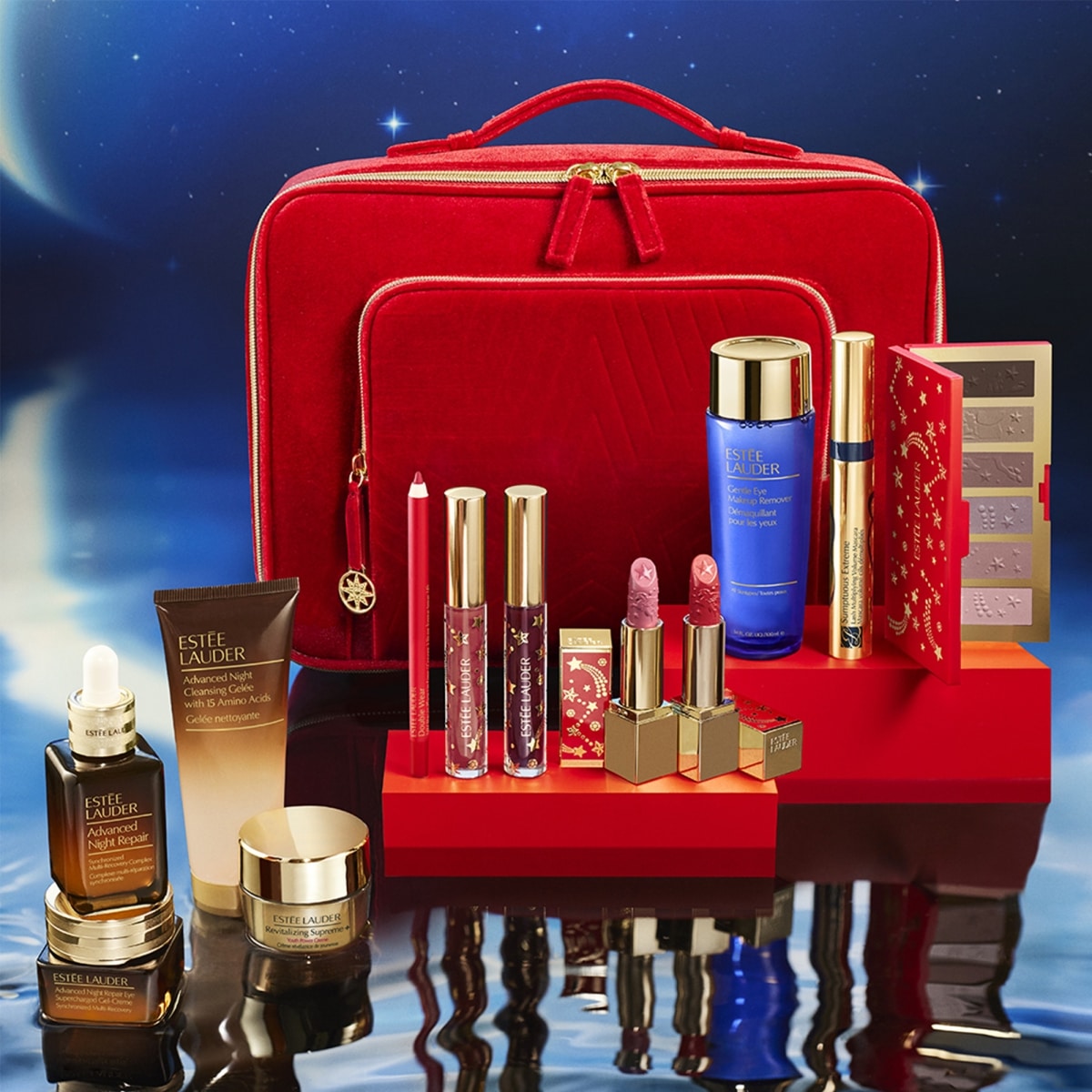 ESTEE LAUDER Blockbuster 2023 Coffret Rituel de Soin Visage et Maquillage