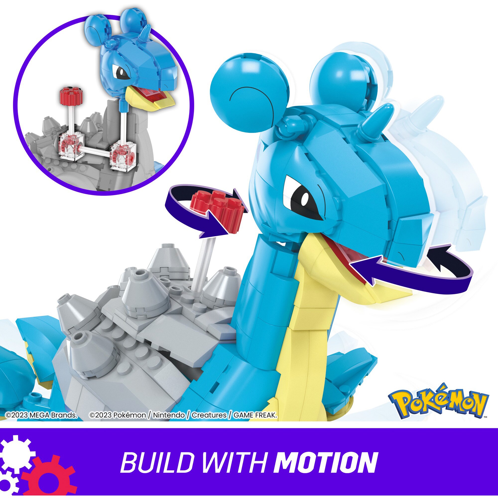 Mattel Konstruktionsspielzeug MEGA Pokémon Lapras