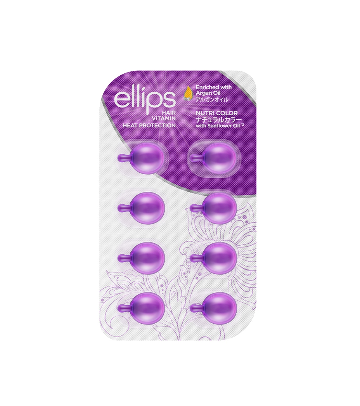 Ellips - Ampolas de vitaminas capilares com óleo de argan - Cabelos coloridos