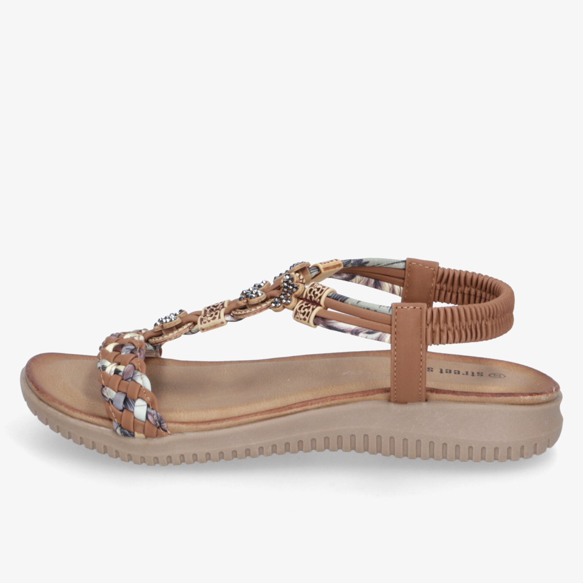 street shoes Damen Riemchensandalen braun