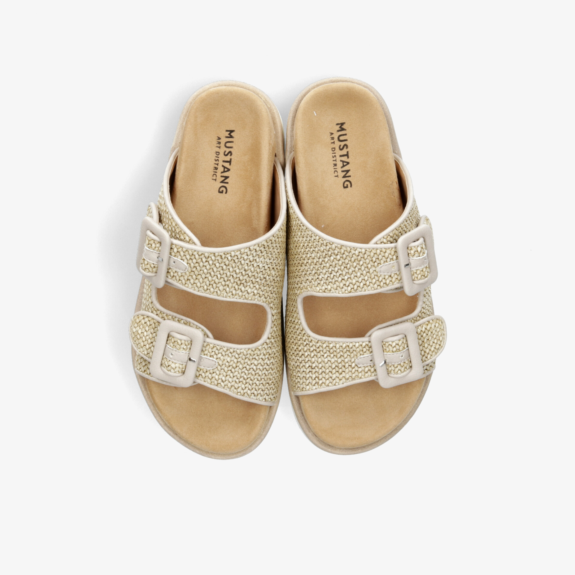 MUSTANG Damen Pantoletten beige - reno.de