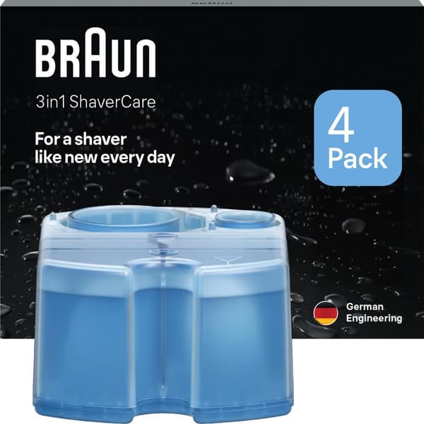 Braun CCR4 Clean & Renew Refill - 4-pakning