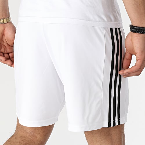 Short Jogging A Bandes Squad 21 GN5773 Blanc