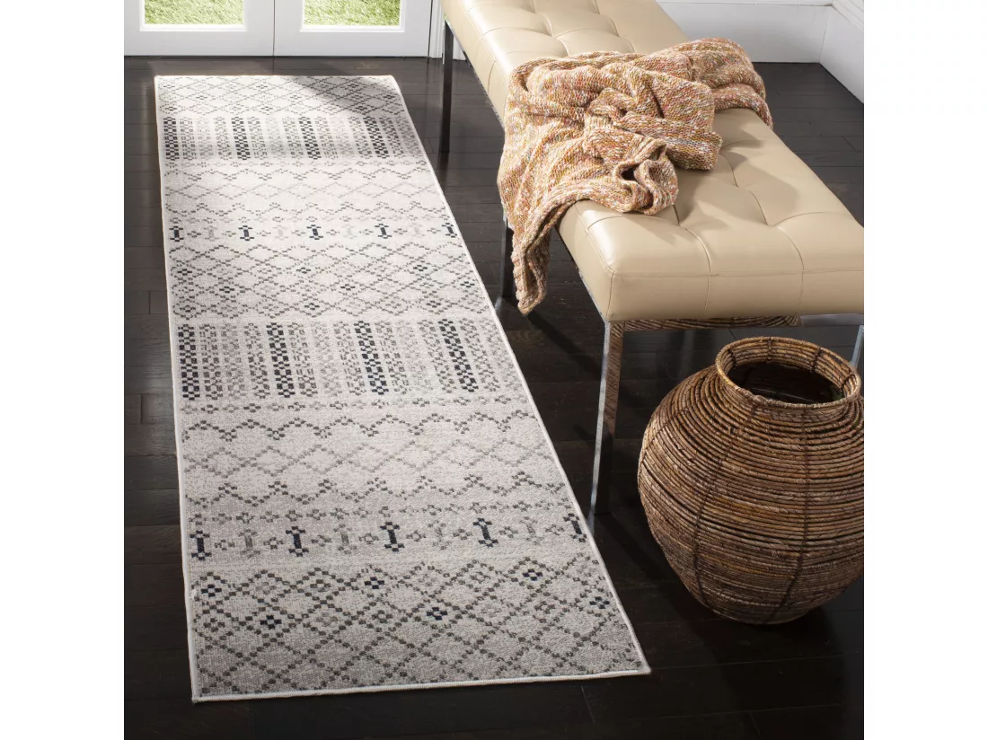 Tapis Grey & Charcoal 69 X 244 cm - Nicole