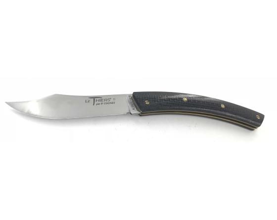 Le Thiers Plein Manche Fibre de Carbone Couteau de poche Le Thiers par Cognet Douk Douk