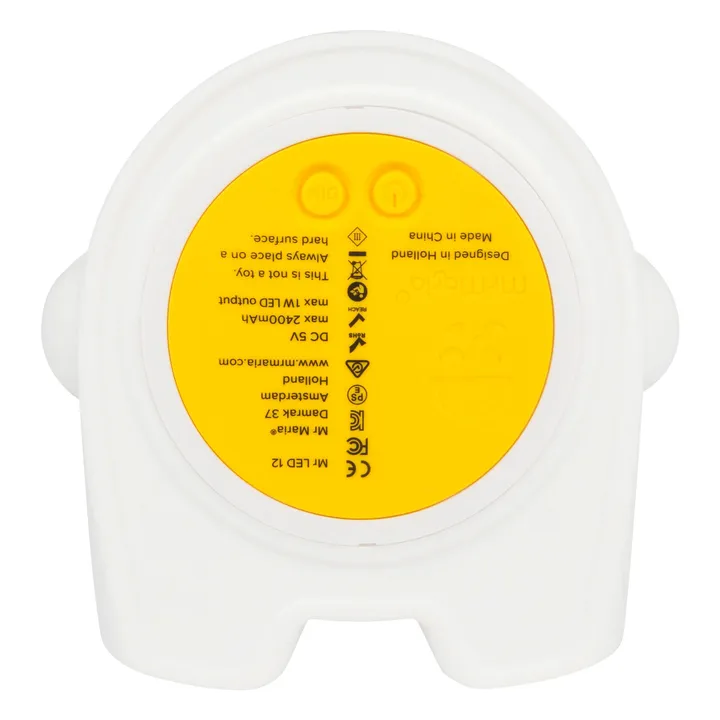 Mr Maria Veilleuse Miffy en silicone souple | Blanc