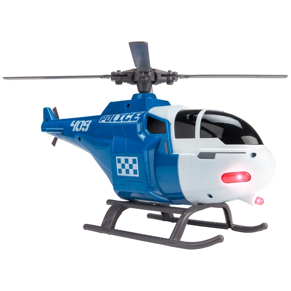 Super Wheelz Polizeihubschrauber mit Lichtern und Sound